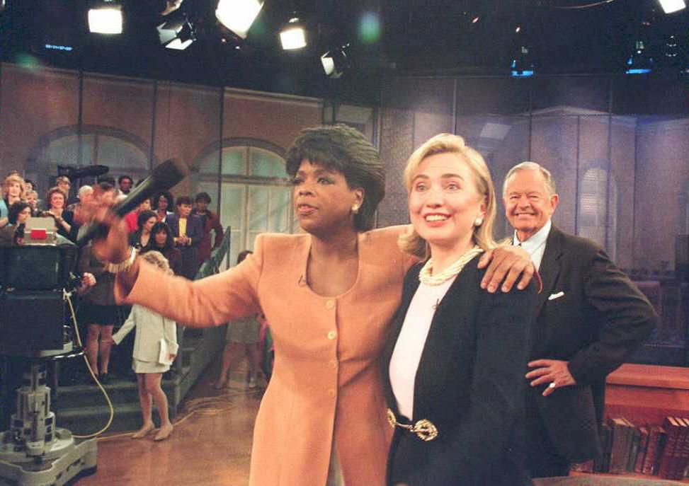 1986: First woman to own and produce her own talk show